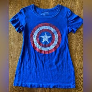 Marvel, Captain America Fitted T-shirt (M)